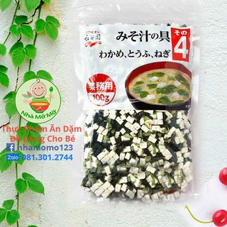 Rong Biển Đậu Hũ Khô NAGAYA nấu canh soup miso Nội Địa Nhật Bản - Nhà Mỡ Mỡ