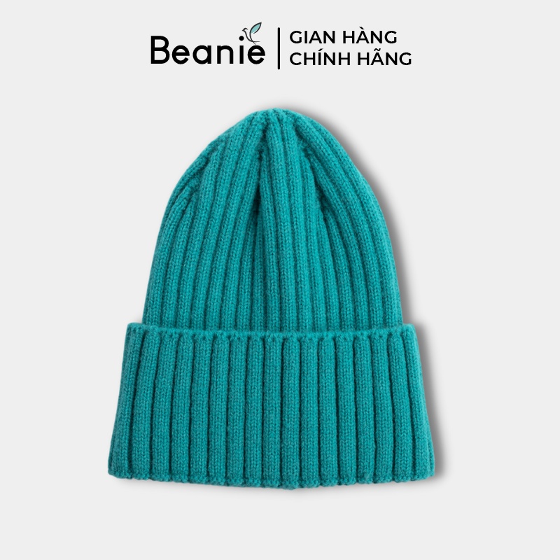Mũ Len Trơn Dài BEANIE Thời Trang Hàn Quốc, Nón Len Unisex Nam Nữ Chùm Qua Tai Mùa Đông Nhiều Màu Đen, Be, Trắng B008