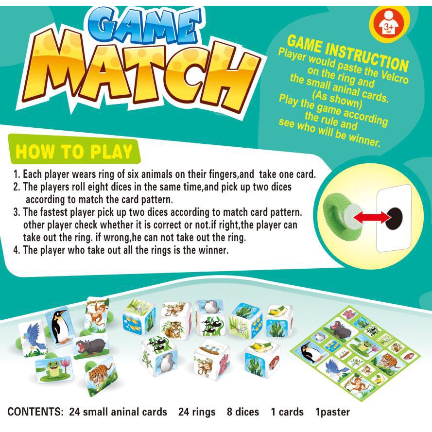 Trò chơi trí tuệ Game Match - Yes (Boardgame cực hay)