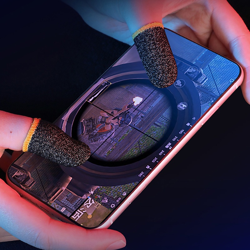 Vỏ Bọc Ngón Tay Chống Mồ Hôi Thoáng Khí Cho Tay Cầm Chơi Game Điện Thoại