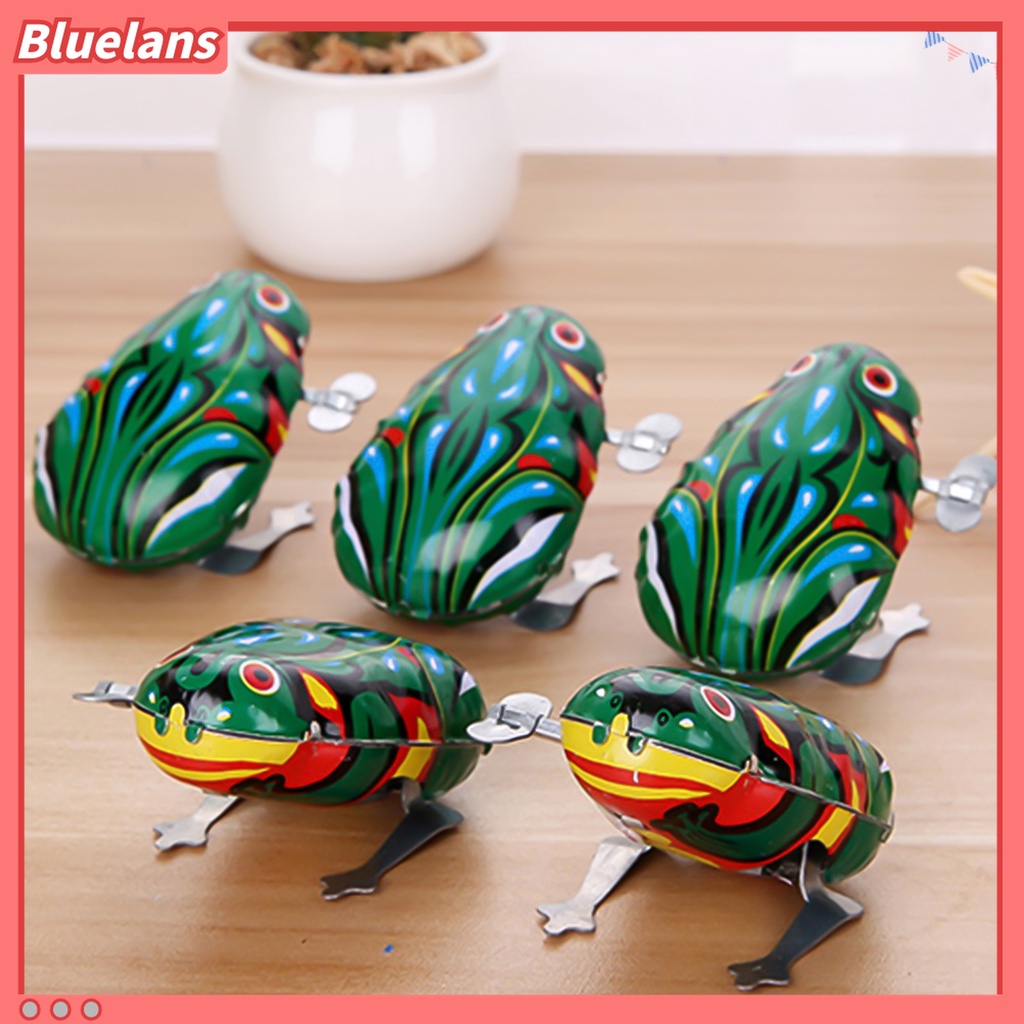 Bluelans♡ Đồ Chơi Hình Con Ếch Lên Dây Cót Vui Nhộn Cho Bé