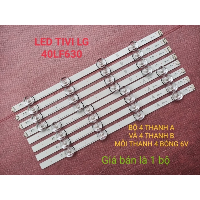 BỘ LED TIVI LG 40LF630V. LG Inotek DRT 3.0 40'' A B Type Rev. 1.2 HÀNG MỚI 100%