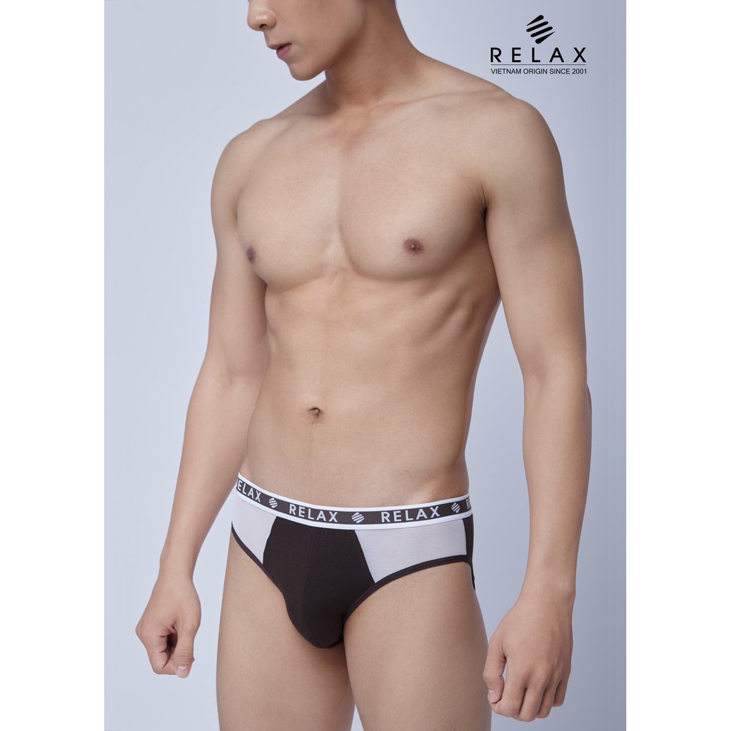 Quần lót nam brief RLTK023 quần sịp nam thoáng mát mềm mại cao cấp, co giãn tốt, ôm gọn - RELAX FAMILY