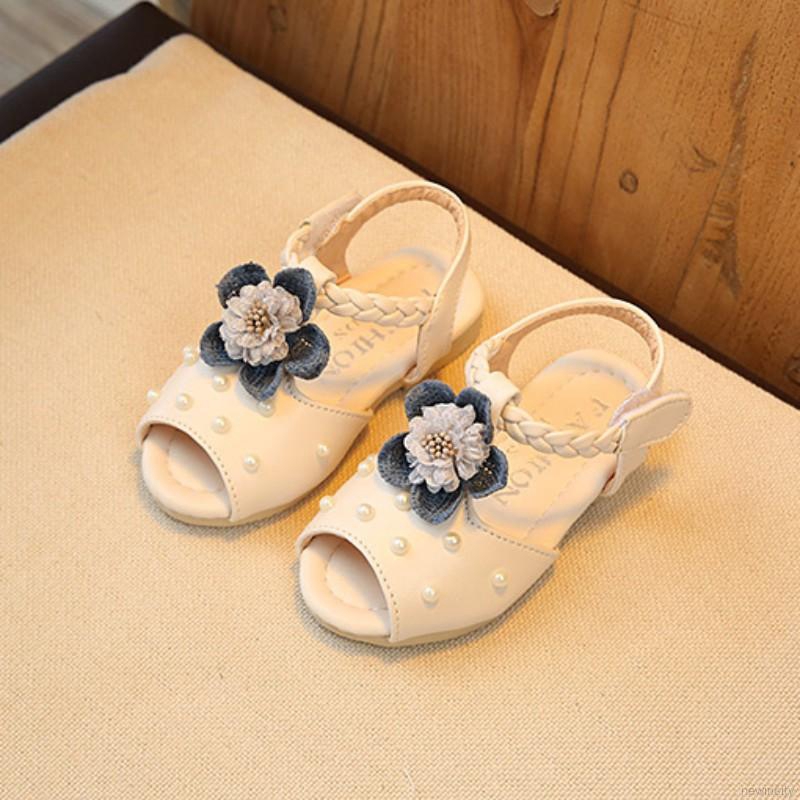 Giày sandal quai dán bằng chất liệu PU chống trượt thời trang cho bé gái