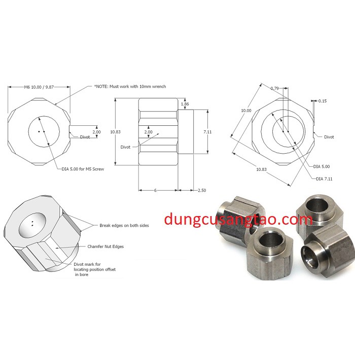 Ốc lệch - Openbuilds Eccentric Spacer