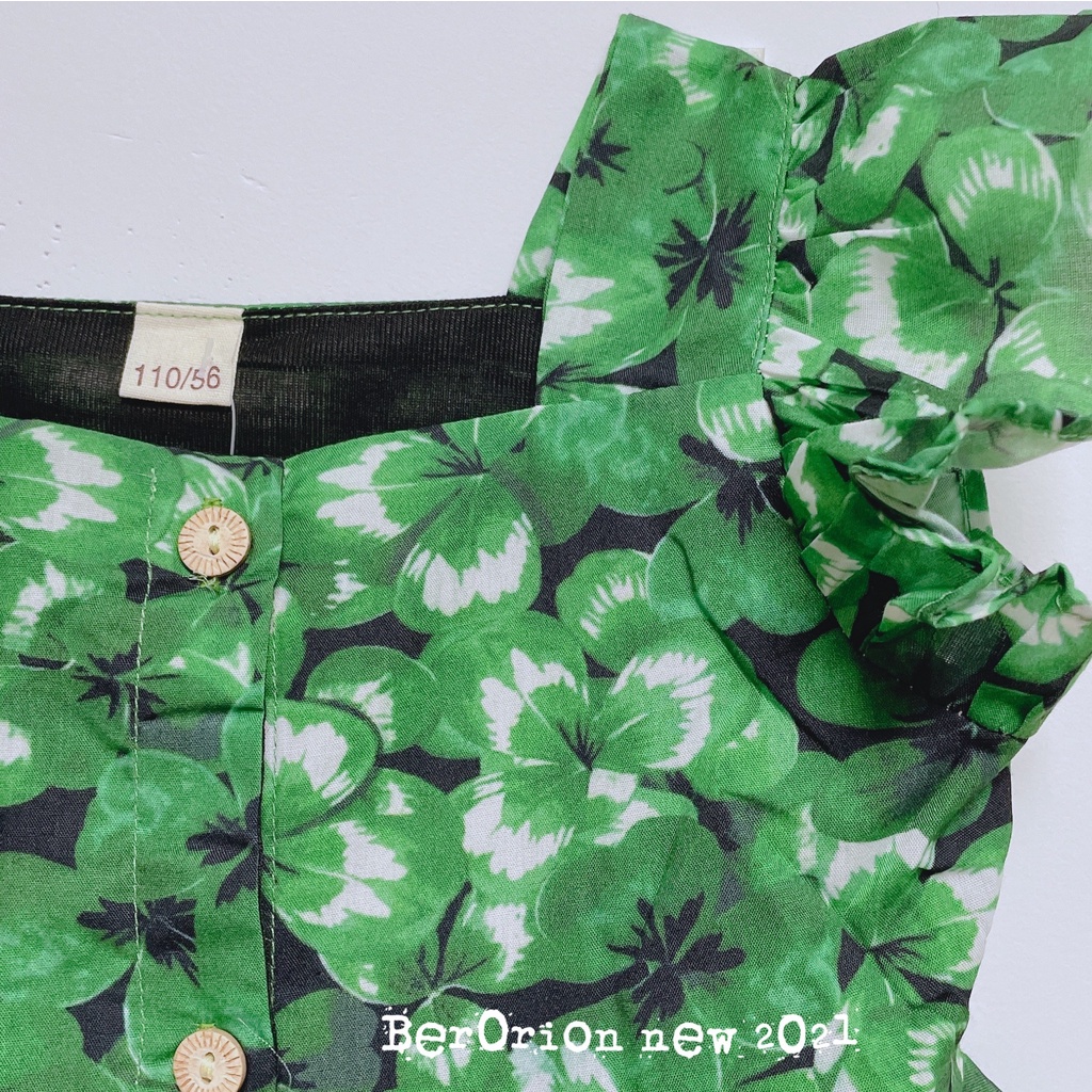 Váy xanh cỏ 3 lá