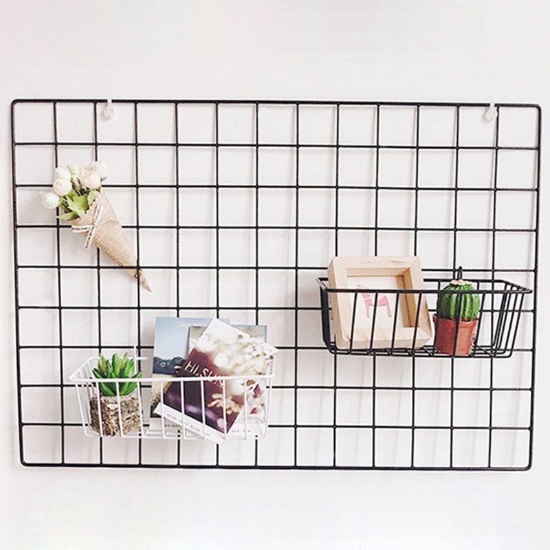 Khung Lưới Sắt Treo Tường Trưng Bày Ảnh Trang Trí Nội Thất