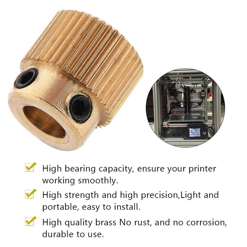 Bộ 10 Bánh Răng Đồng 40 Răng Cho Máy In Cr-10 S4