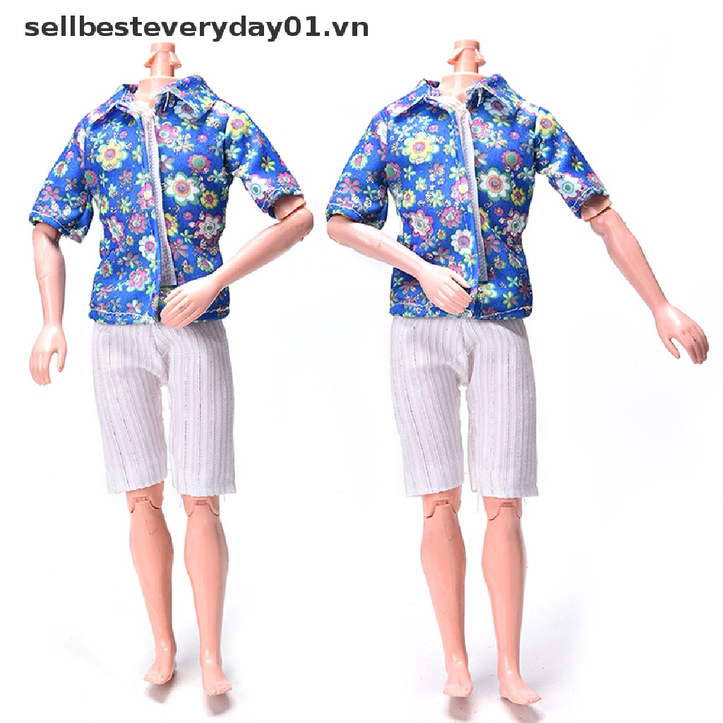 Bộ Đồ Thời Trang Cho Búp Bê Gồm Áo Sơ Mi Và Quần Short