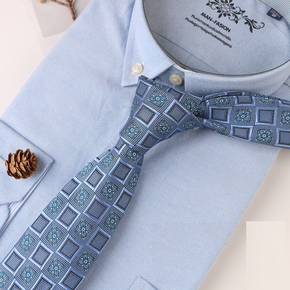 Cravat Nam cỡ trung 7cm cao cấp nhiều mẫu lựa chọn, cà vạt chú rể, Cavat dự tiệc, Calavat công sở CV-7144