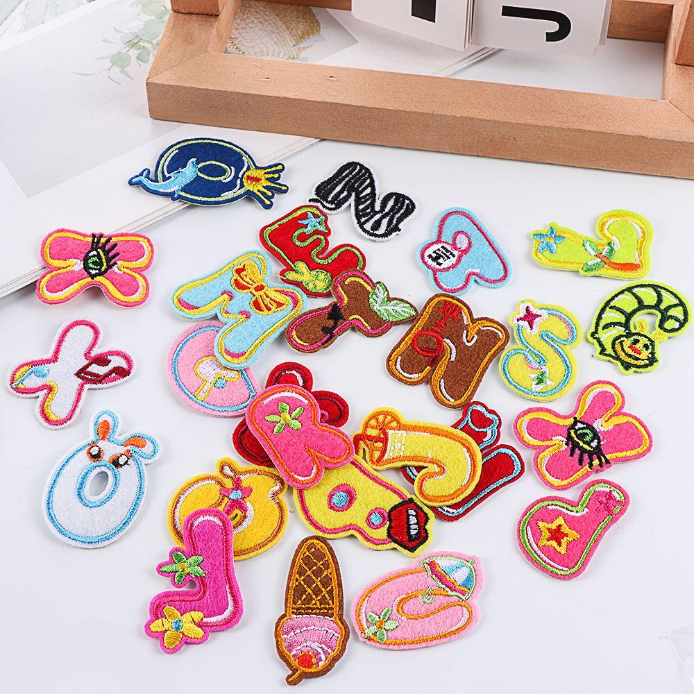 Set 26 Miếng Vá Quần Áo Hình Chữ Cái Alphabet Đẹp Mắt