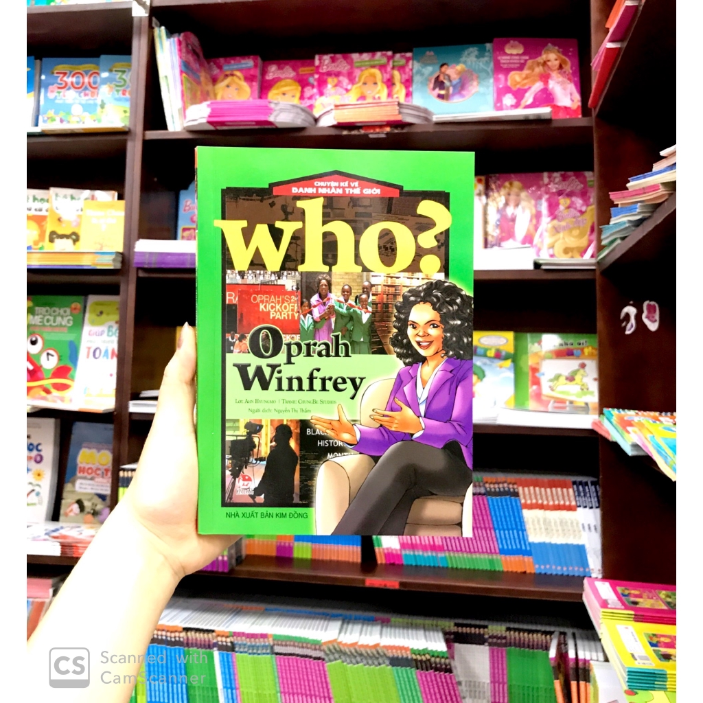 Sách - Who? Chuyện Kể Về Danh Nhân Thế Giới: Oprah Winfrey (Tái Bản 2019)
