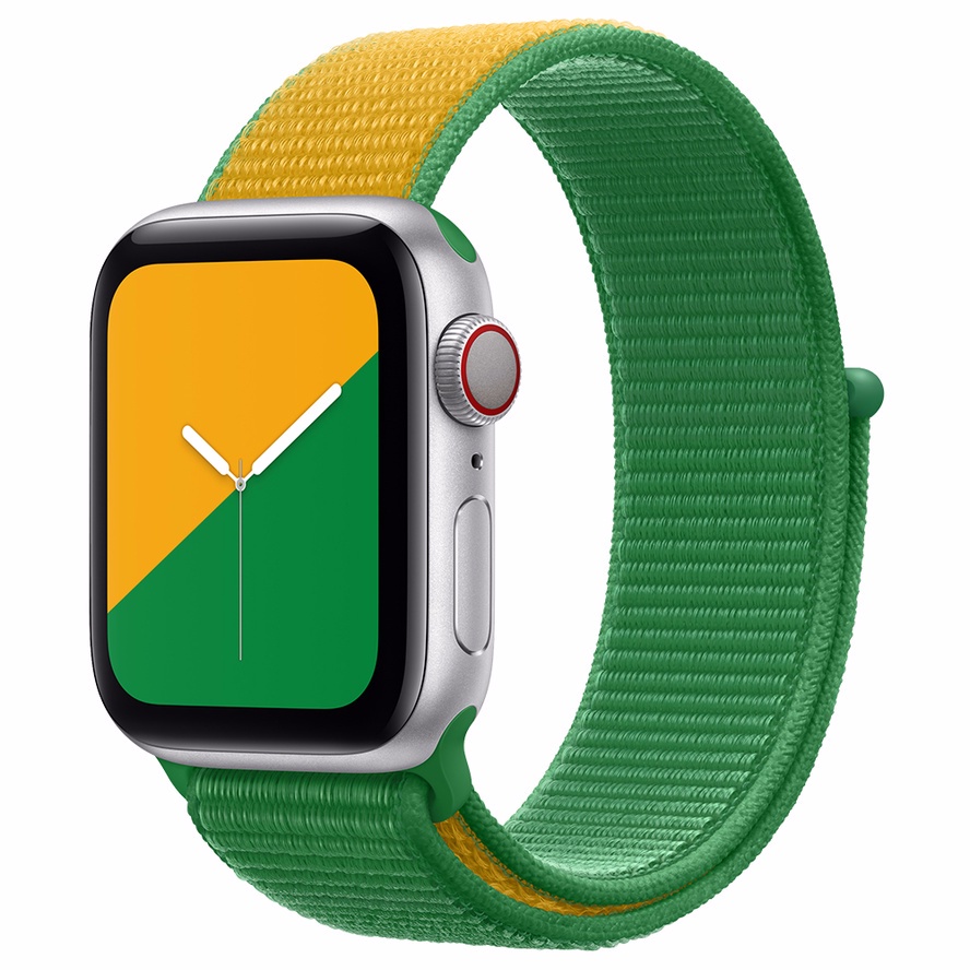 Dây đeo sợi nylon cho đồng hồ thông minh Apple Watch 45mm 41mm 40 44mm iWatch Series 4 5 SE 6 7
