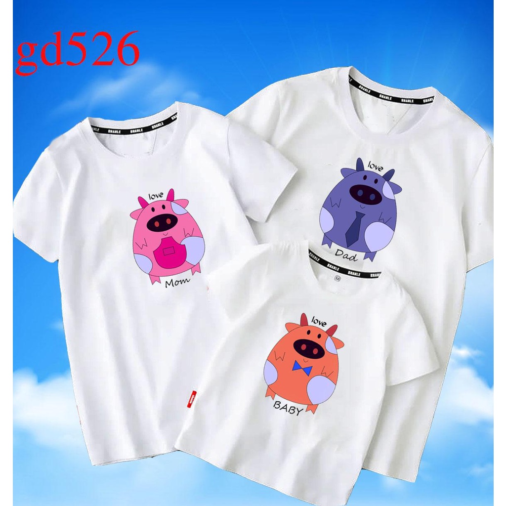 những mẫu áo đồng phục gia đình đẹp tại shop Ố Ồ -- [Giá niêm yết là giá của 1 áo]