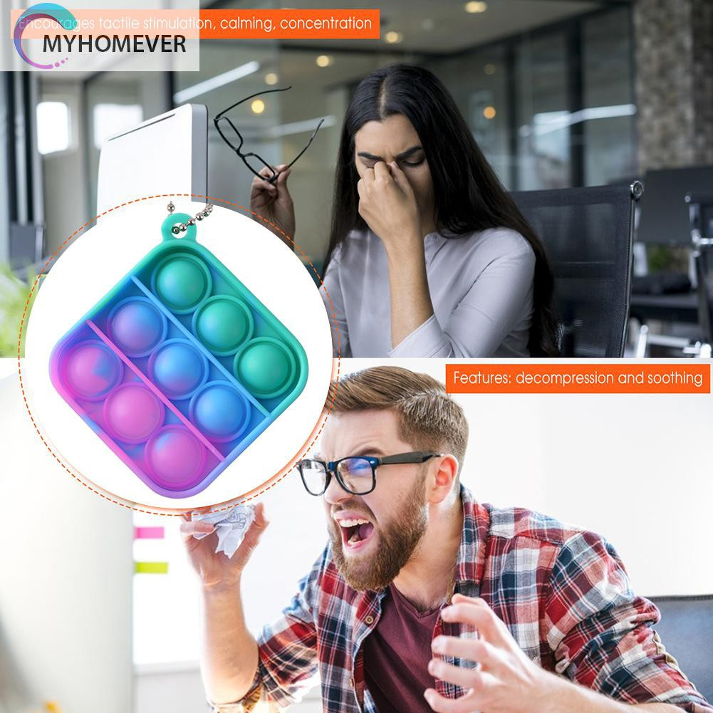 Đồ Chơi Bóp Bóng Silicon Mềm Nhỏ Gọn Bóng Giúp Giải Tỏa Căng Thẳng Cho Người Tự Kỷ / Bé