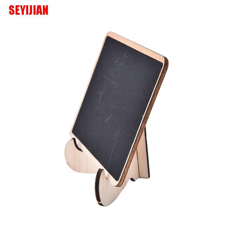 Set 2 Bảng Đen Kẹp Gỗ Mini Trang Trí Tiệc Cưới