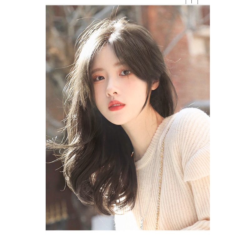 Tóc mái giả GAVINBROWN giữa trán tự nhiên không đường may hai bên phong cách Pháp cho nữ