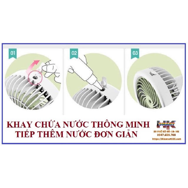 QUẠT PHUN SƯƠNG ĐẾ KẸP ĐỂ BÀN TÍCH ĐIỆN USB | BigBuy360 - bigbuy360.vn