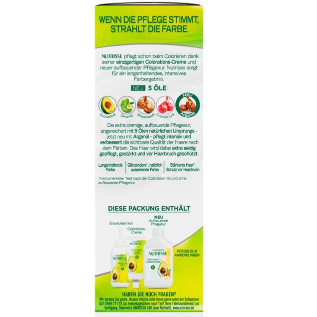 Thuốc nhuộm tóc phủ bạc Garnier giàu dưỡng và an toàn cho da đầu hàng Đức - Shop Viloet