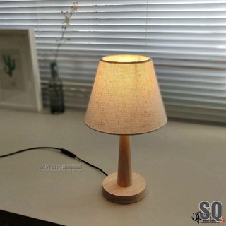 Đèn Ngủ Để Bàn Bằng Gỗ Thiết Kế Đơn Giản Hiện Đại Dễ Thương