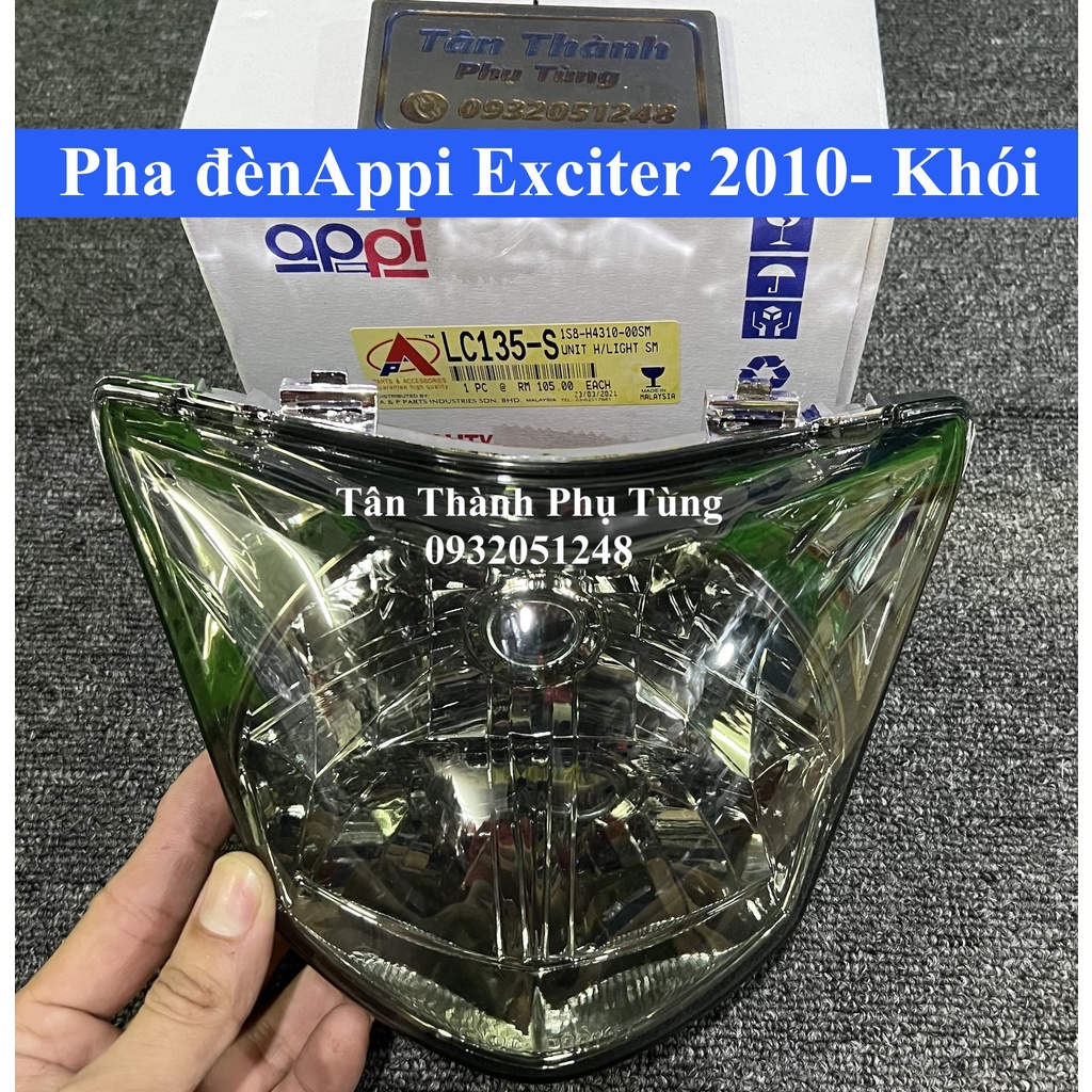 Pha đèn Appi Exciter 2010 - Màu Khói hàng Malai