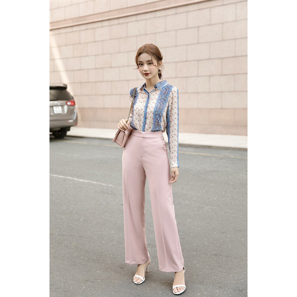 [GILLEE] Quần Ống Suông Tuyết Mưa Hồng | BigBuy360 - bigbuy360.vn