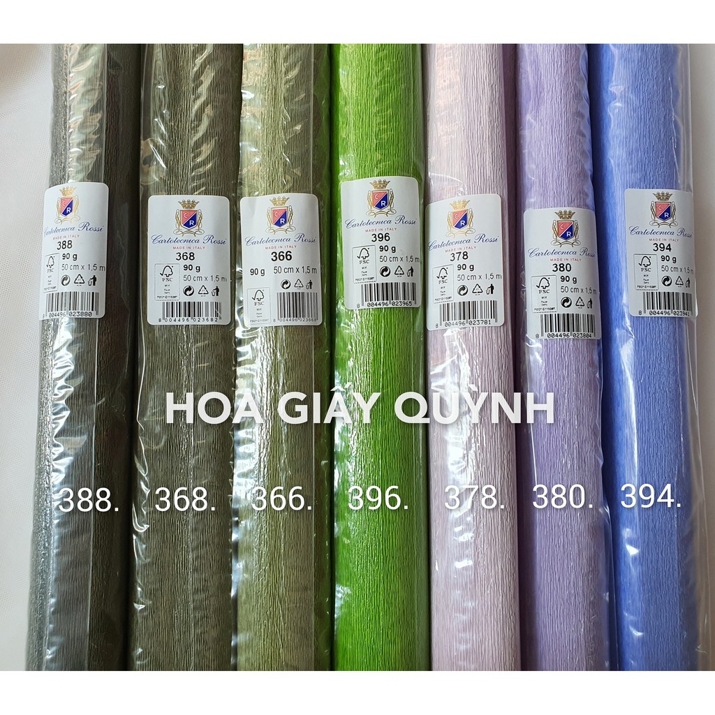 GIẤY NHÚN Ý 90gr - cuộn 50cm x 1.5m