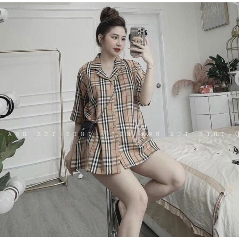Áo sơ mi kẻ sọc bbr hàng đẹp