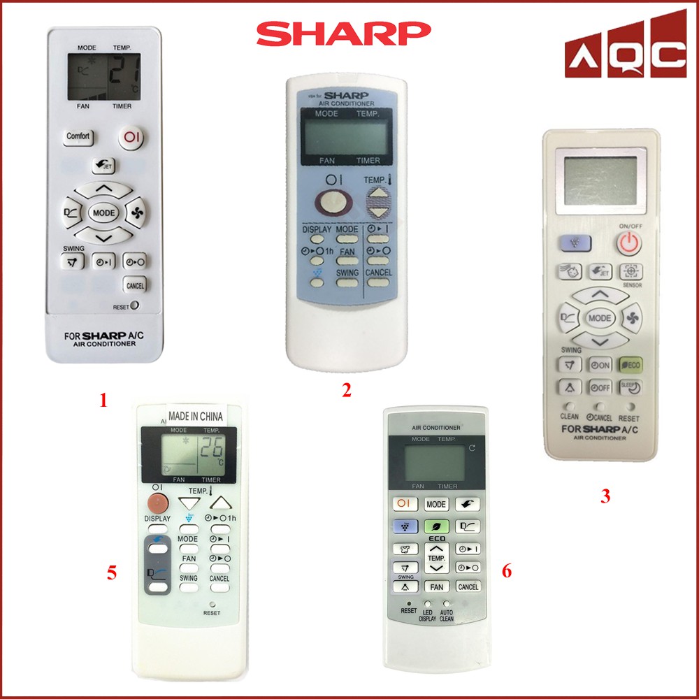 Điều khiển điều hoà SHARP - Remote máy lạnh Sharp [ Chọn Mẫu ]