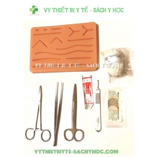 Bộ tiểu phẫu và mô hình khâu da (Bộ phẫu thuật thực hành