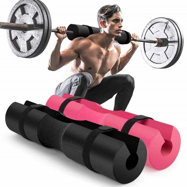 Mút lót vai gánh tạ barbell squat pad JS (có dây buộc)