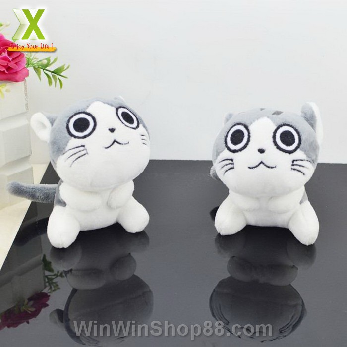 Móc khóa gấu bông mèo Chii (11 cm) - Winz.vn