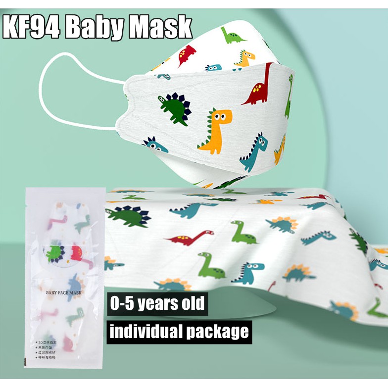 10pcs 0-3years old baby mask kf94 baby Masks 4-ply infant Face Mask Kid Face Mask 4 layers Disposable Children Face Mask | BigBuy360 - bigbuy360.vn