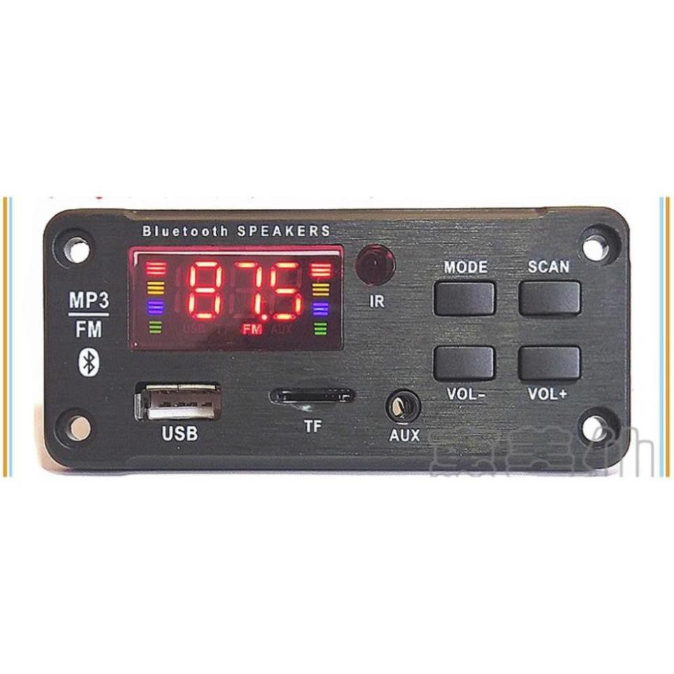 Mạch Bluetooth 5.0 giải mã MP3 APE FLAC WAV đọc USB TF card FM radio