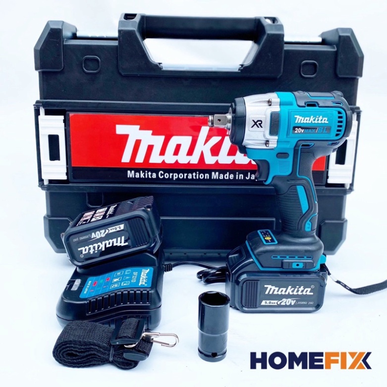 Máy Siết Bulong MAKITA siêu hạng sức mạnh vượt trội tặng bộ phụ kiện đầy đủ