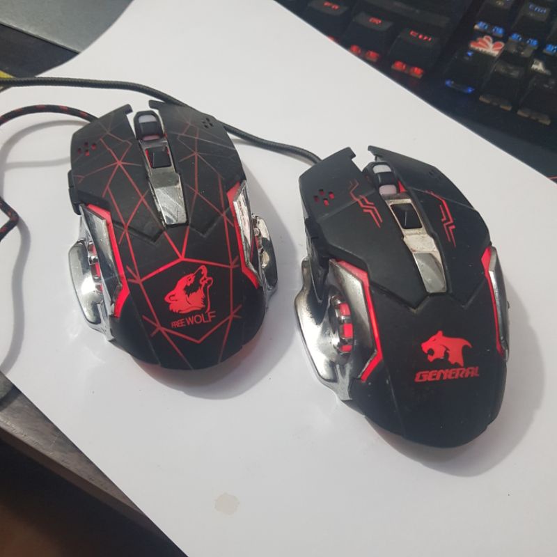 Chuột Eblue EMS145 iron man.chuột led game hàng thanh lý còn tốt