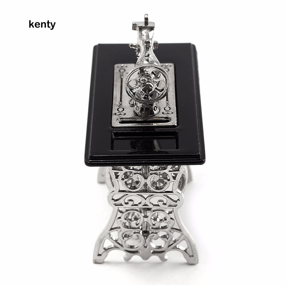 Mô hình máy may mini, tỉ lệ 1/12 dùng trang trí