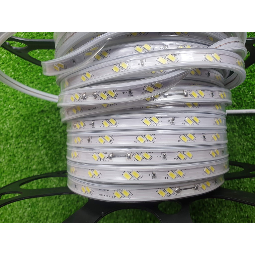 Cuộn led dây 5730 100m Đơn màu và đủ màu + tặng 5 dây nguồn