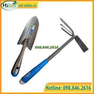 Xẻng + Cào cuốc C-mart hàng cao cấp sơn tĩnh điện giả vân đá
