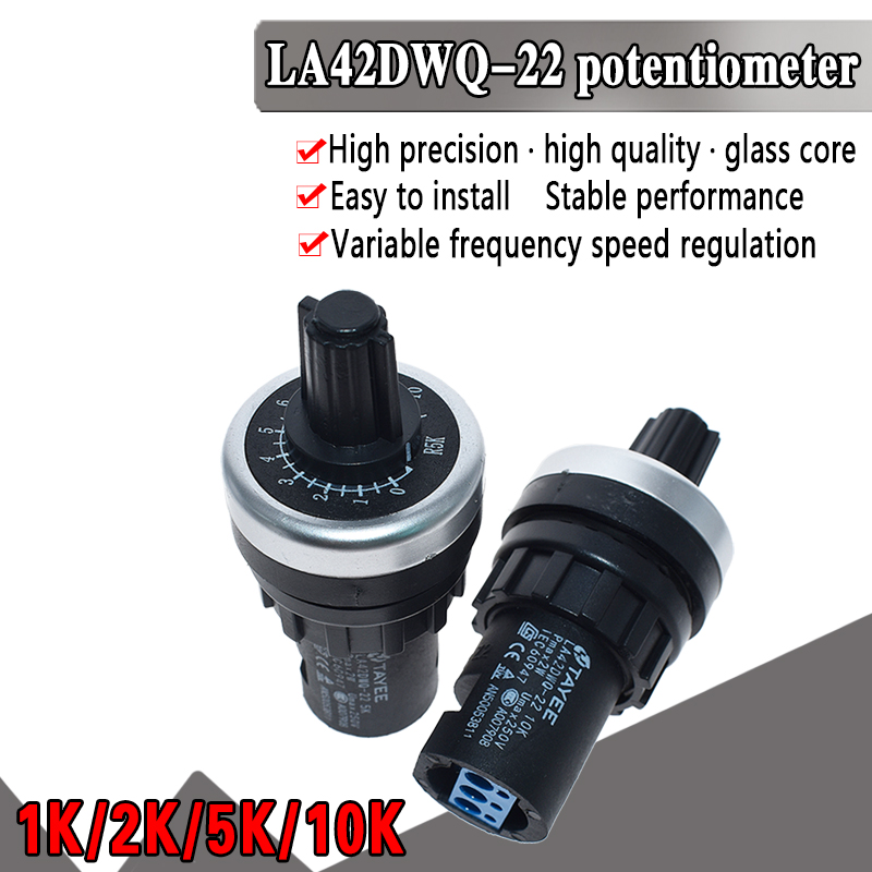 Chiết áp xoay La42Dwq-22 1k 2k 5k 10k 22mm chuyên dụng