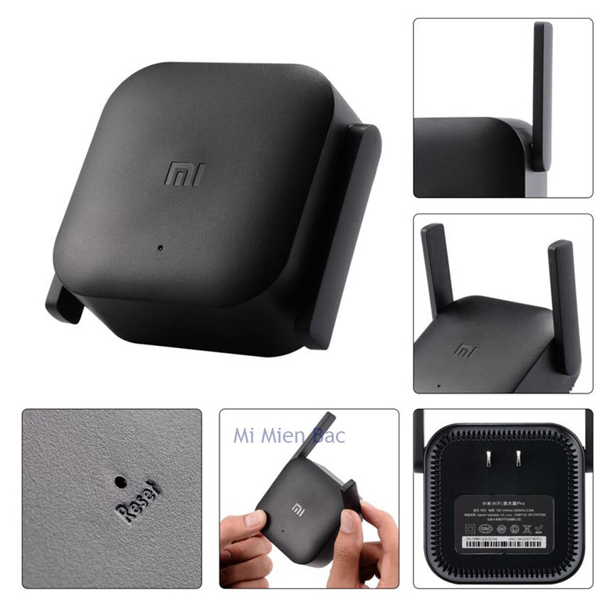 Kích Sóng WiFi Xiaomi - Thiết Bị Mở Rộng WiFi Xiaomi Mi Wifi Repeater Pro phiên bản mới 2020, 300Mbps 2 râu