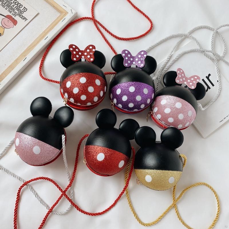 Túi Đeo Chéo Hình Chuột Mickey Đáng Yêu