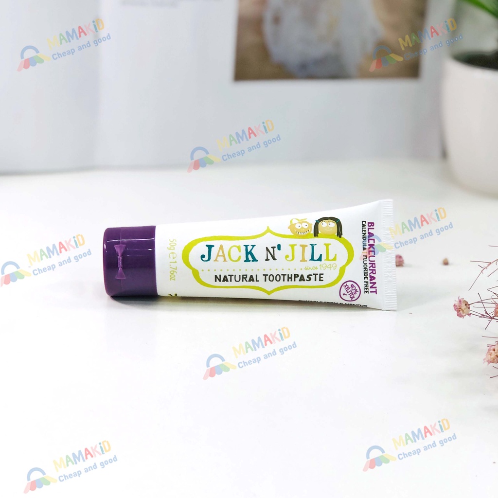Kem đánh răng hữu cơ Jack n' Jill nhiều vị