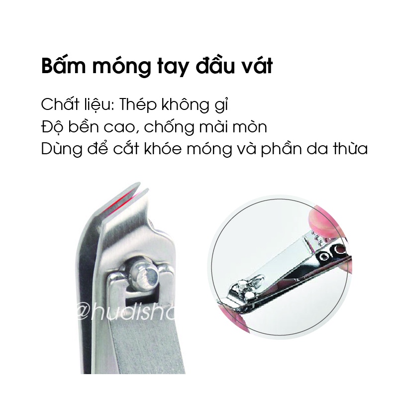 Bấm móng tay tiện lợi Bộ bấm móng tay 16 chi tiết Bộ dụng cụ chăm sóc cá nhân 16 món GD452 Hudishop