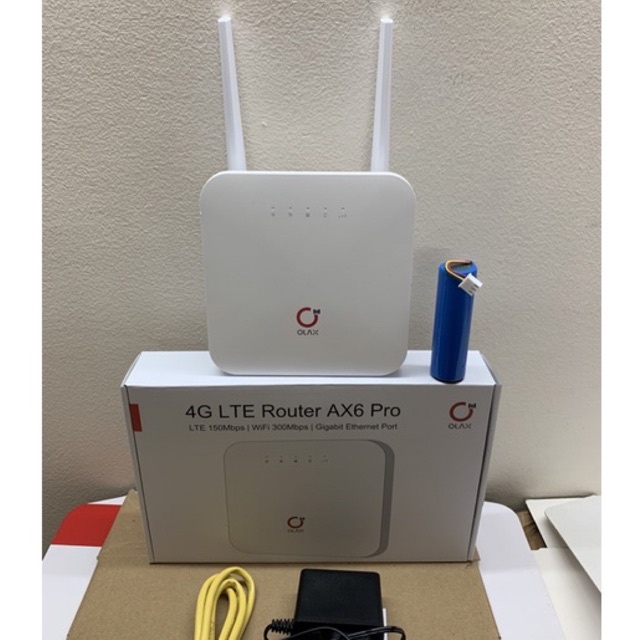 Bộ Phát Wifi 4G Olax Ax6 pro chính hãng tốc độ 150M tặng kèm pin