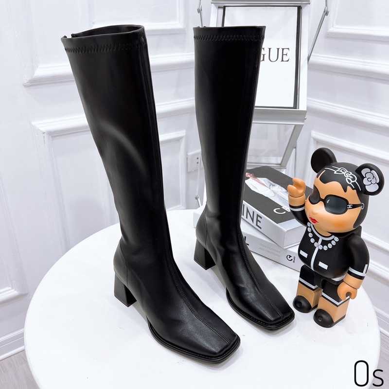 Boot Đùi Cao Cổ Đen