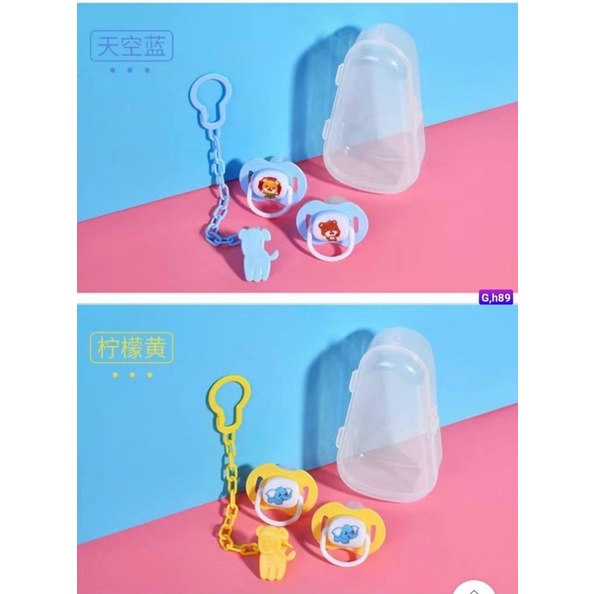 PVN45642 Set ti giả kèm dây đeo cao cấp cho bé