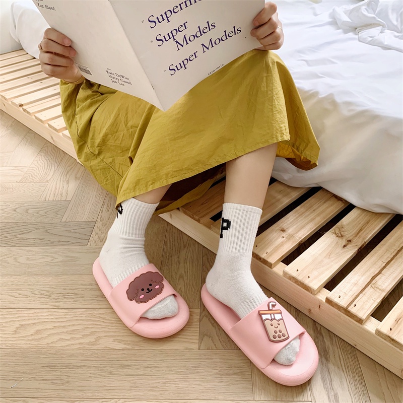 JY501- C3 - Dép nữ đế mềm quai liền chắc chắc cho nhân viên văn phòng, dép đi trong nhà nữ đẹp