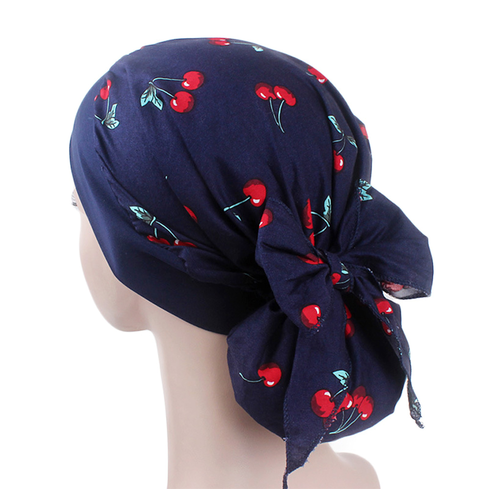 Băng Đô Turban Co Giãn In Họa Tiết Phong Cách Hồi Giáo Có Thể Điều Chỉnh