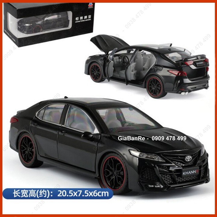 Xe Mô Hình Kim Loại Toyota Camry Khann Tỉ Lệ 1:24 - Mở 4 Cửa - 8262.1